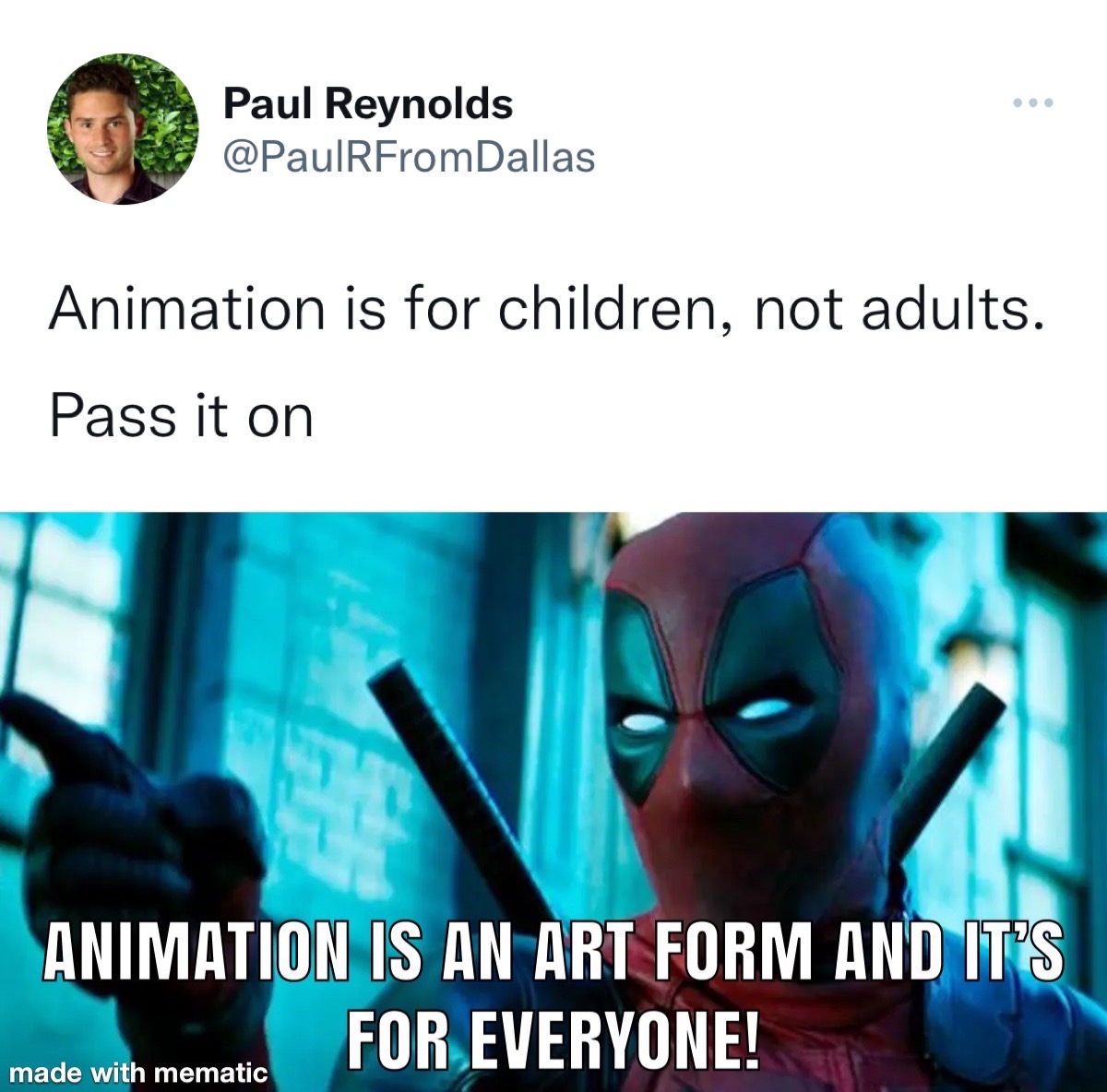 Animation is for everyone