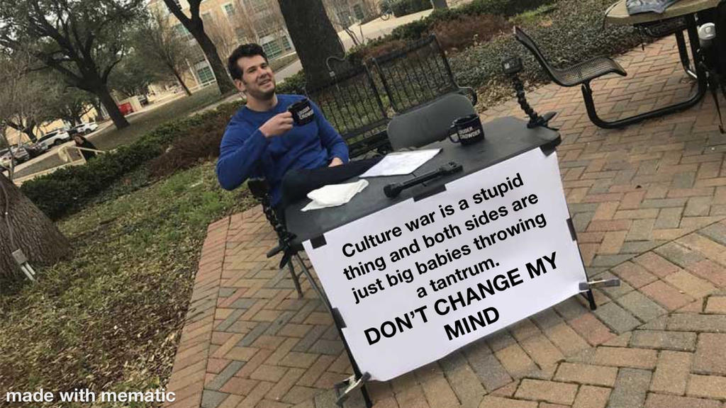 More annoyed than offended.