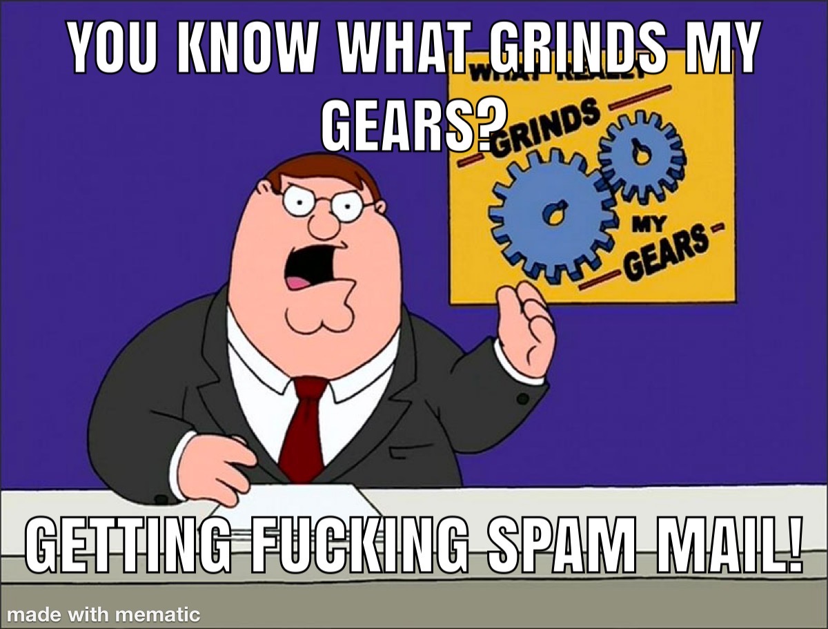 No more spam