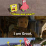 SpongeBob and Patrick meet Groot