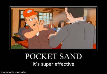 Pocket Sand motivational meme