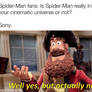 Where is Spider Man Sony