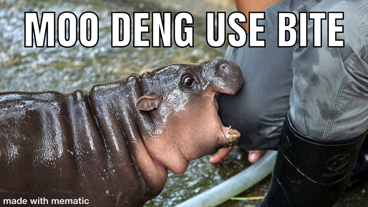 Boo Deng Meme Moo Deng meme 2 by Smoking-Wrecker2814 on DeviantArt
