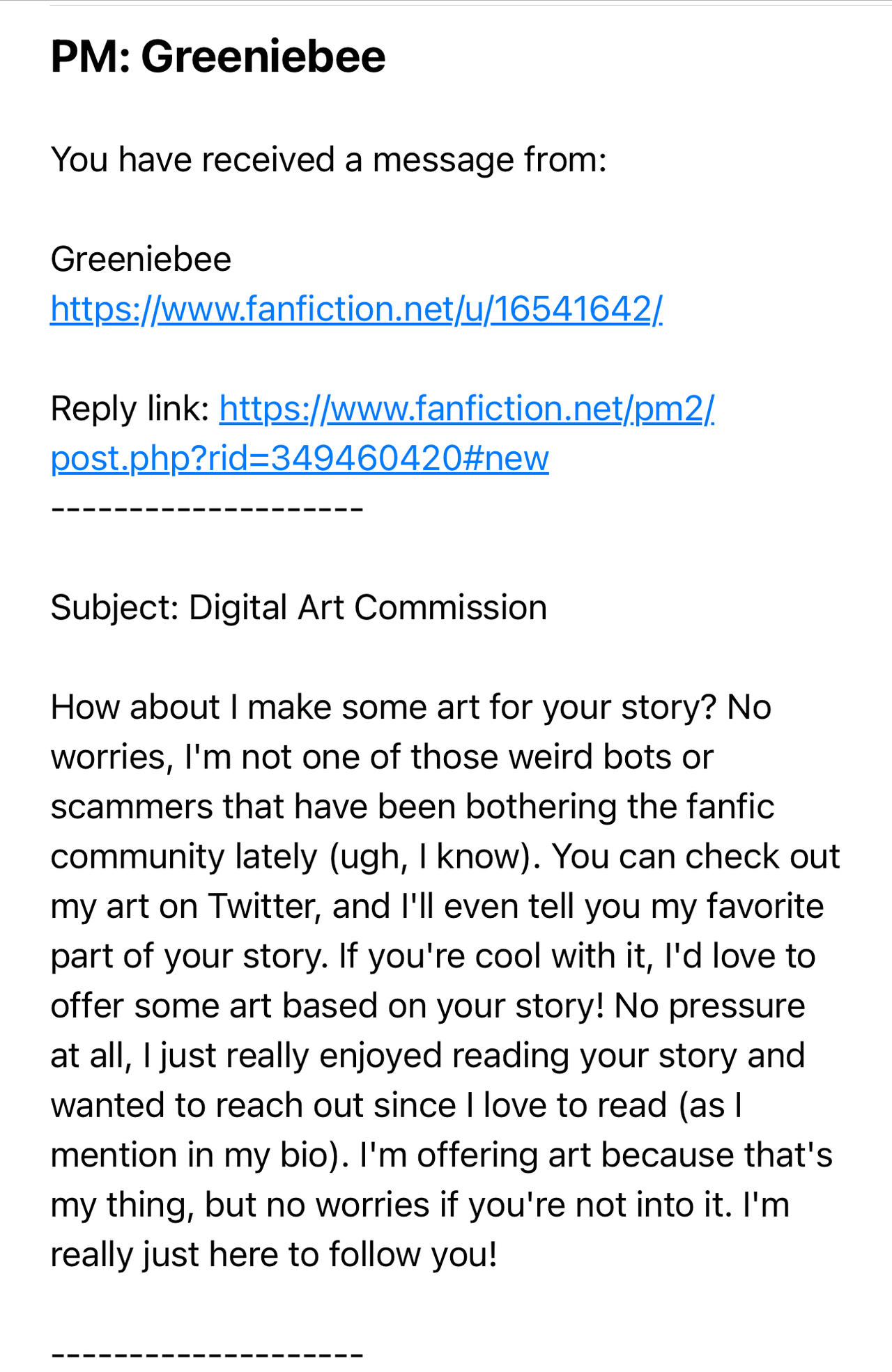 Nice try Scammer