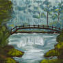 Bob Ross S10E4 Paint-a-long Secluded bridge