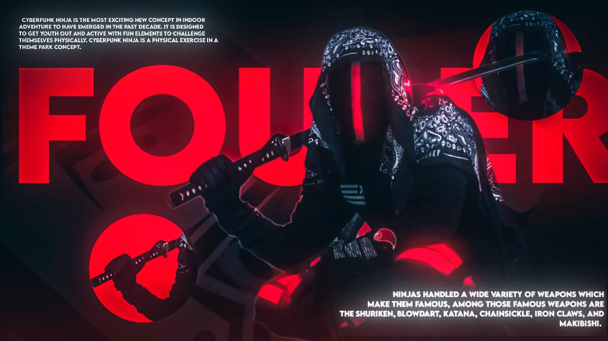 Cyberpunk Ninja Header, Max gfx by maxeditzXD on DeviantArt