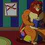 Simba telling them a story