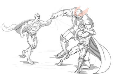 Superman vs Darkseid revised