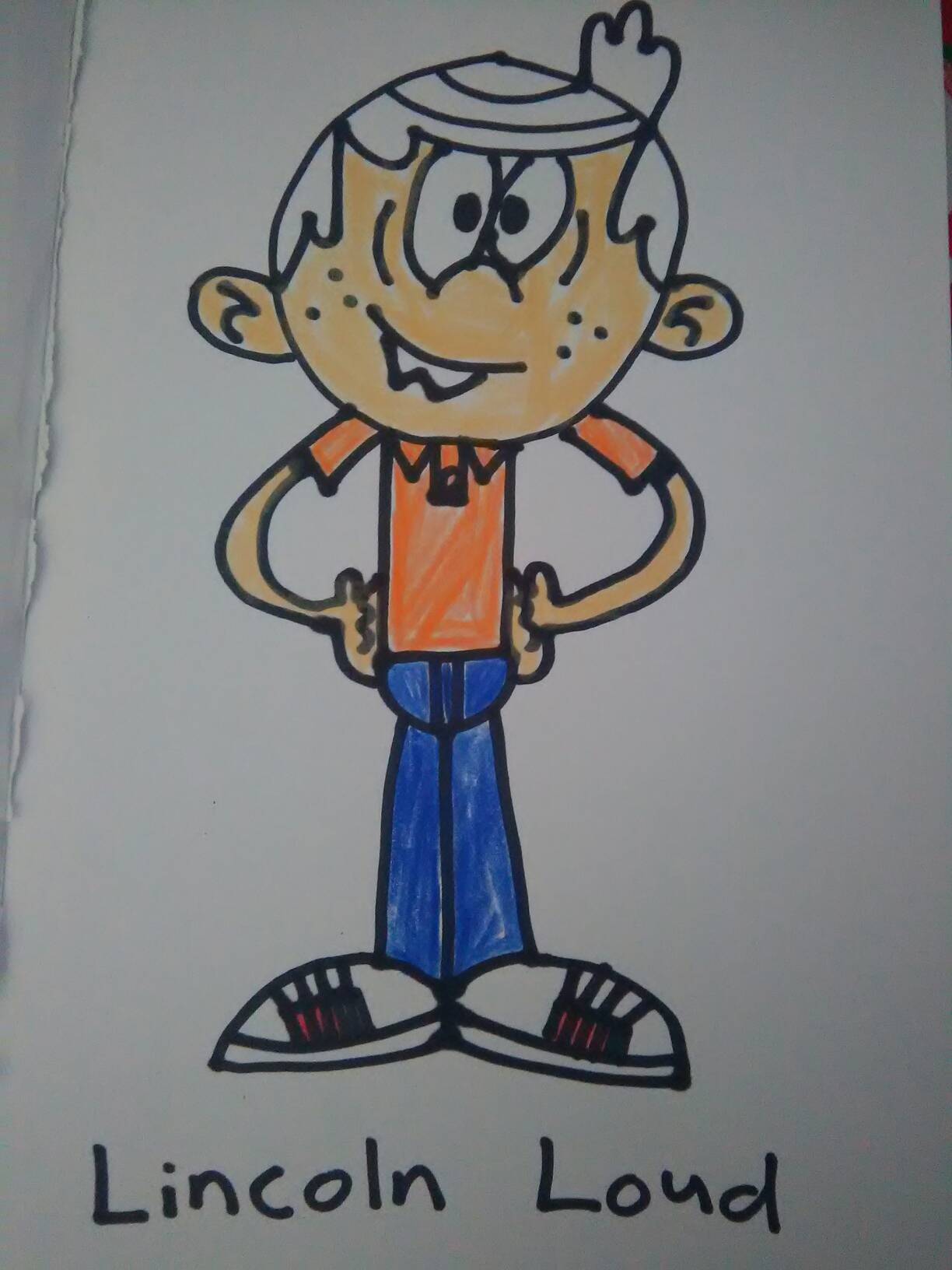 Lincoln Loud Drawing by LiamFitz34 on DeviantArt