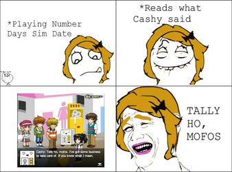 Fan Comic for Number Days Sim Date by Pacthesis
