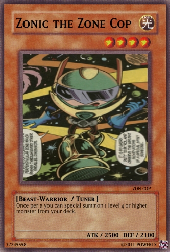 Zone Cop Zonic the Zone Cop by Power1x on DeviantArt
