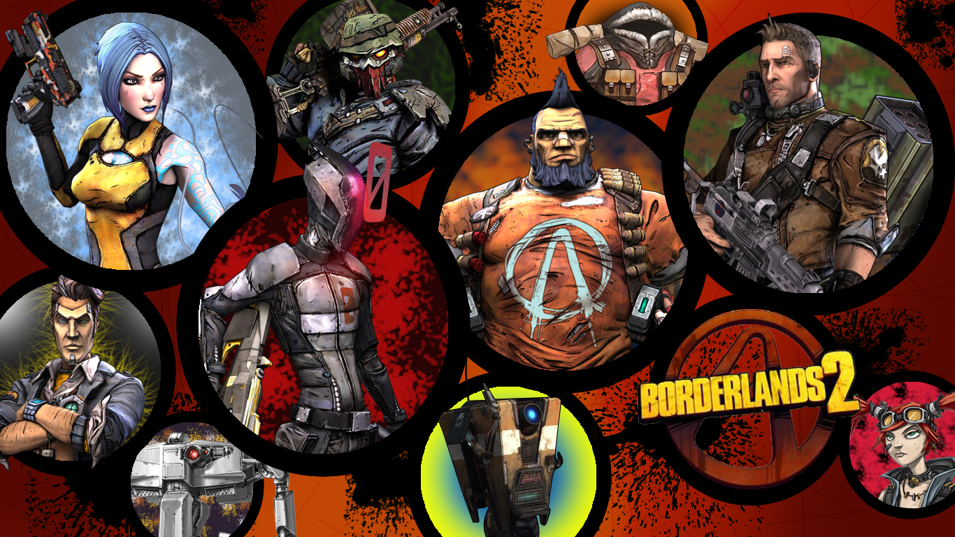 Borderlands 2 Wallpaper - Character Round Up