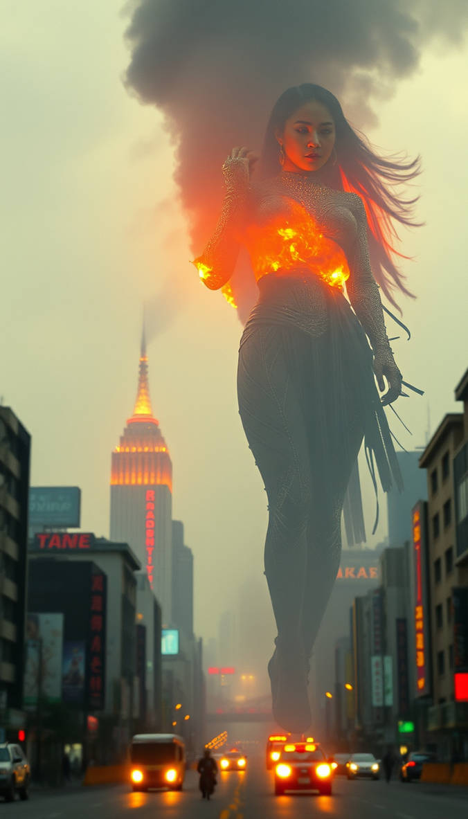 1000 foot tall woman