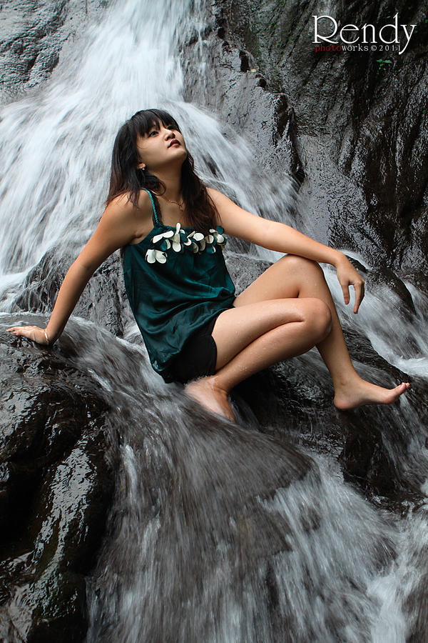 Waterfall Girl by rendypratama on DeviantArt