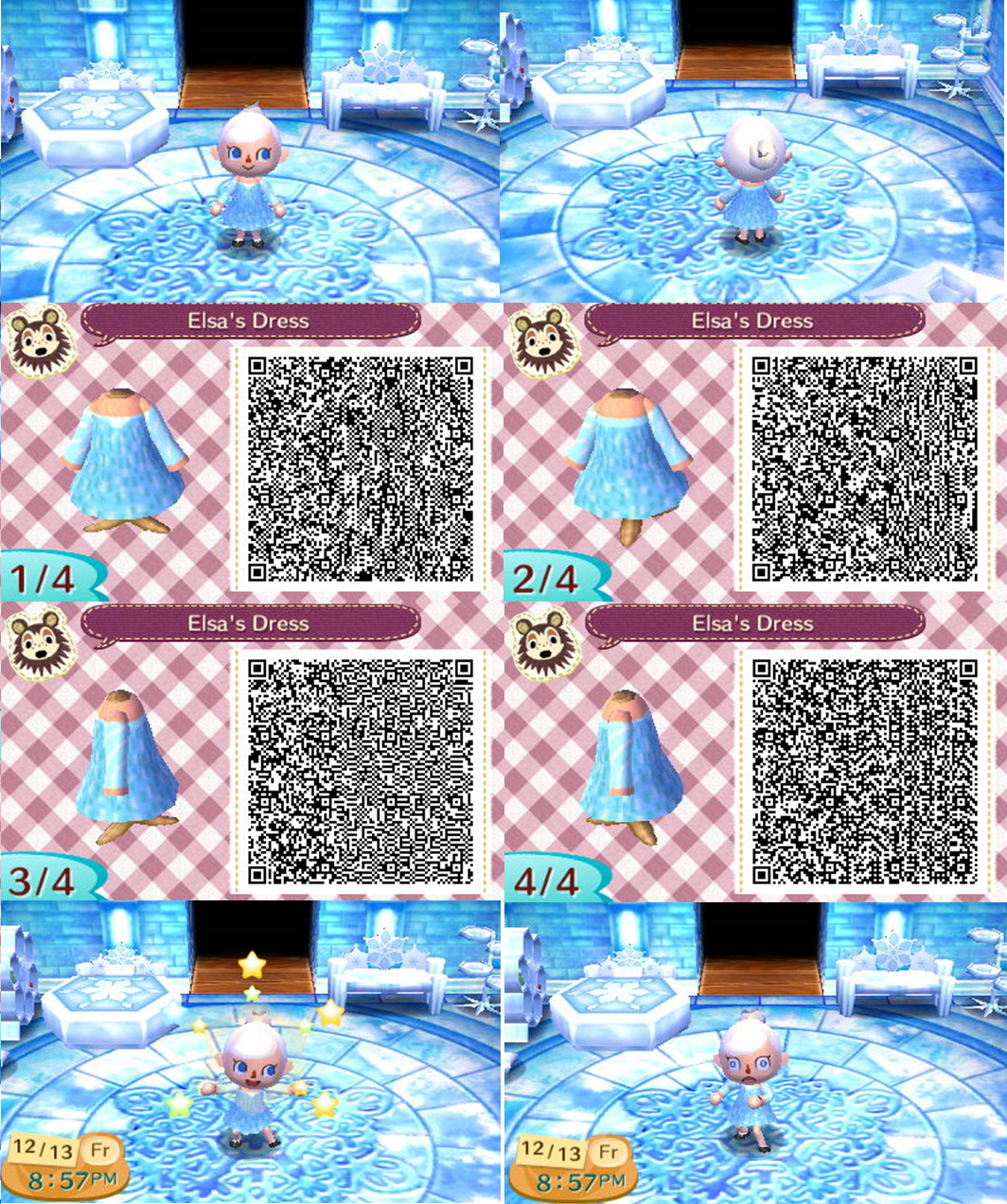 Animal Crossing: New Leaf QR - Elsa by anj6193