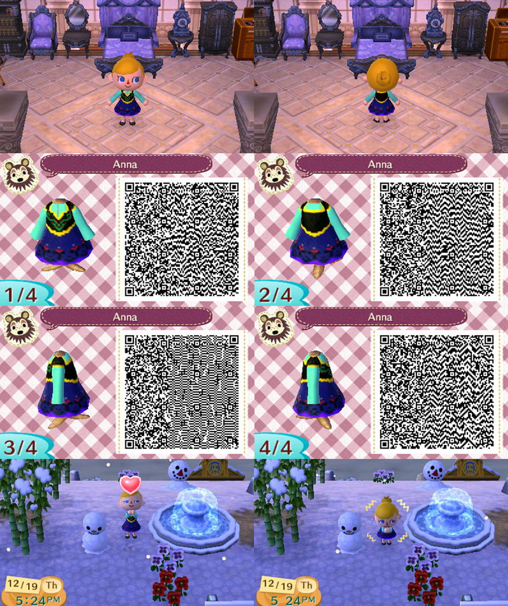 Animal Crossing: New Leaf QR - Anna