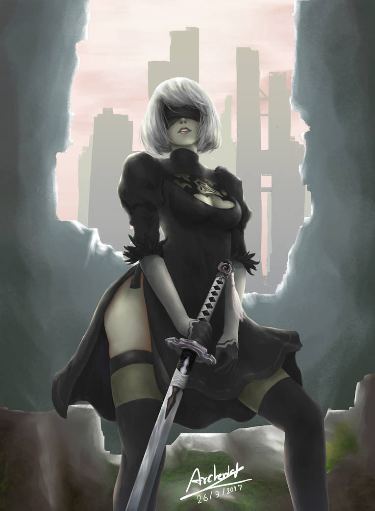 2B NieR Automata Fan Art By ArtsArcherist On DeviantArt 2b-nier-automata-fan-art-by-artsarcherist-on-deviantart