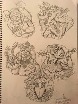 Fnaf Sister Location Sketchpage