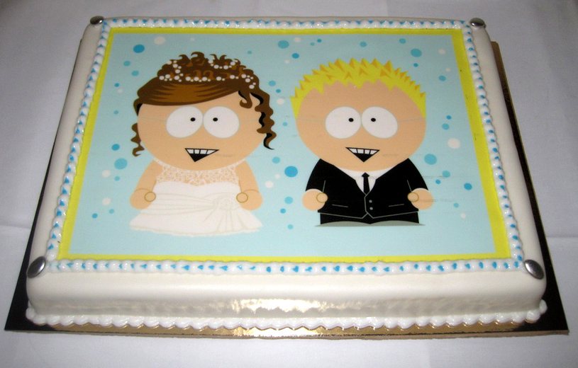 South Park Wedding Cake by Zwerg-im-Bikini on DeviantArt