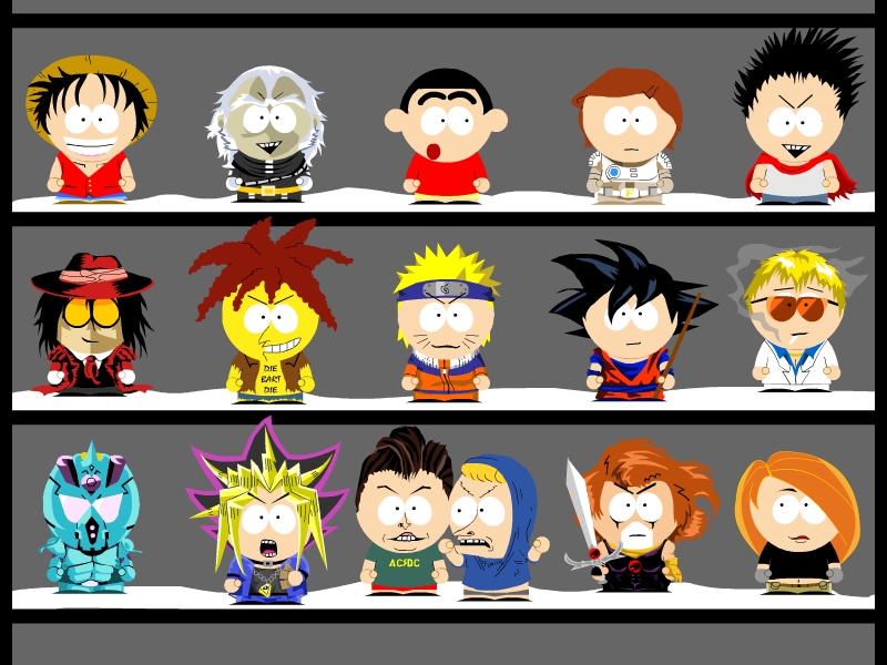 My own South Park characters 3