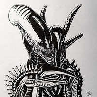 Inktober 2017: Alien