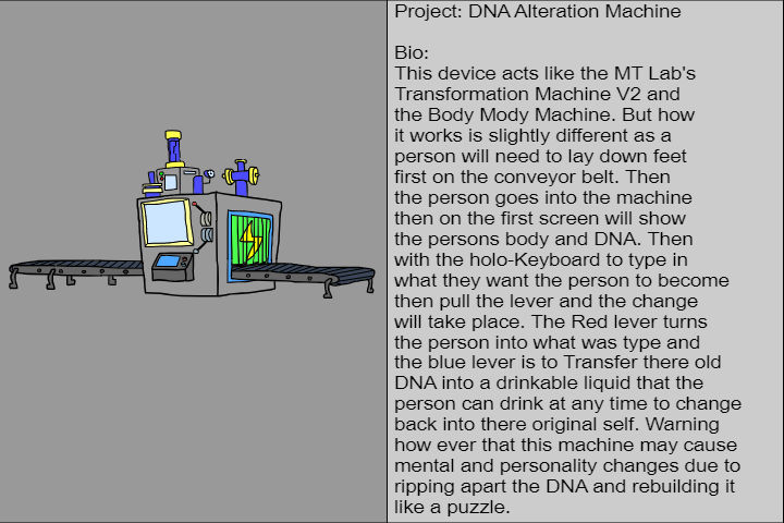 DNA Alteration Machine by MagicalTwinsLab on DeviantArt