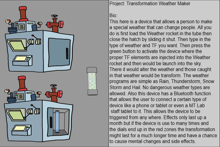 Weather Inator Transformation Weather Maker by MagicalTwinsLab on DeviantArt