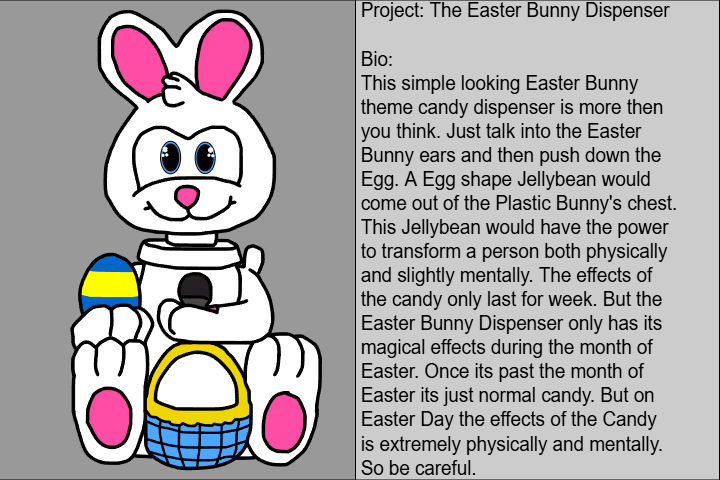 The Easter Bunny Dispenser! by MagicalTwinsLab on DeviantArt