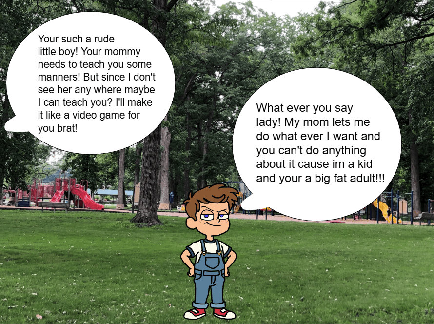 Deviantart Being Rude Being Rude in the park! by MagicalTwinsLab on DeviantArt