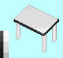 Pixel Table Isometric View