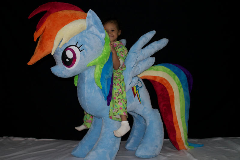Life Size Rainbow Dash by KarasuNezumi