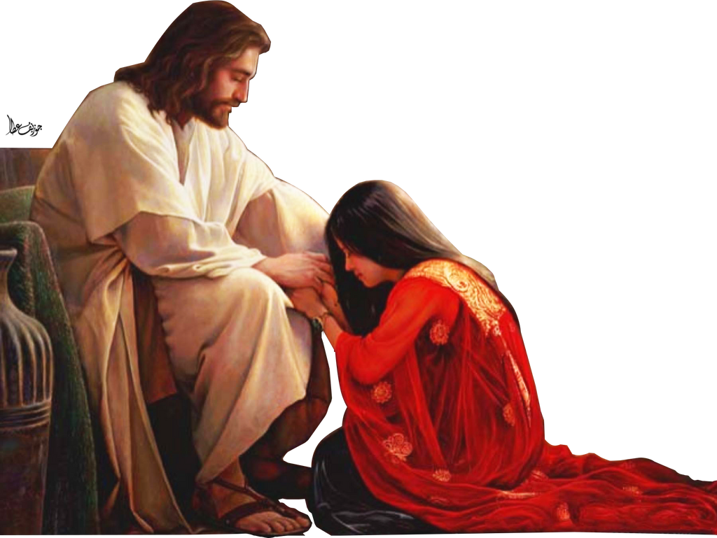 Прощение раскаявшихся. " Иисус. Бог и человек". ( Jesus).. Иисус и женщина.