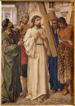 Stock Photo Gent June Jesus For The Pilate Paint I