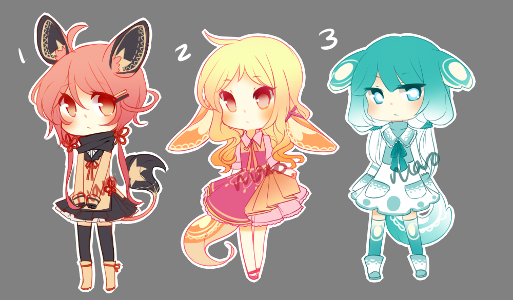 Lacies: Adoptables 5 Flat Rate [CLOSED]