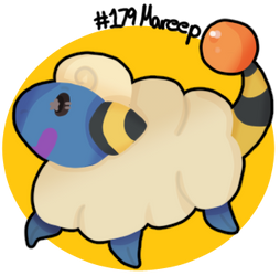 Drawing the Pokedex: #179 Mareep