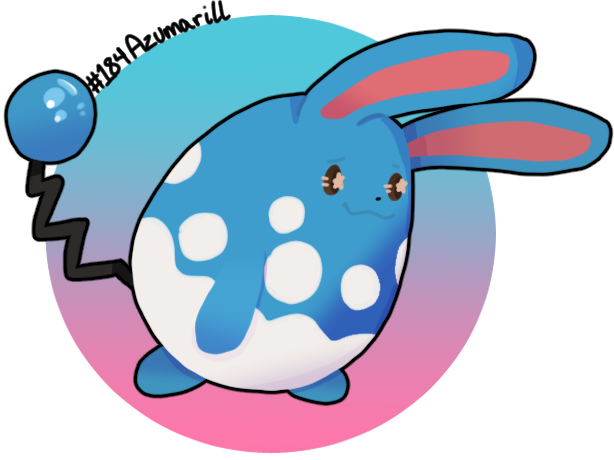 Drawing the Pokedex: #184 Azumarill by MidnightLimes on DeviantArt