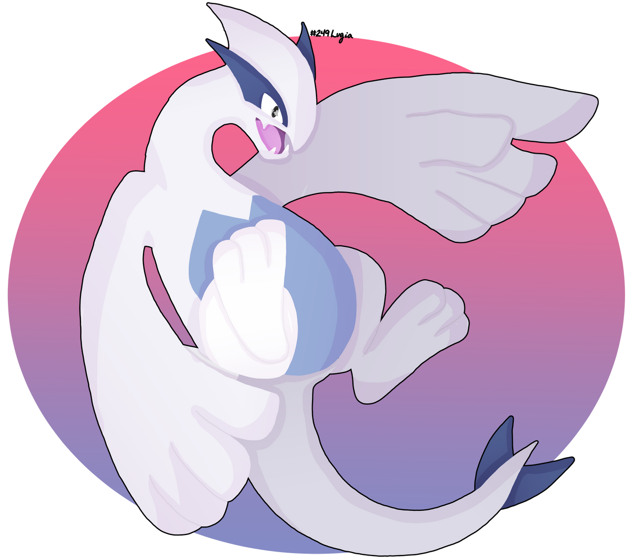How to Draw Lugia Pokemon