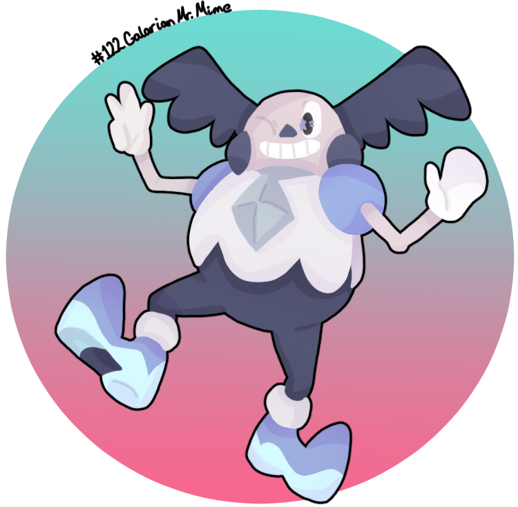 Drawing the Pokedex: #122 Galarian Mr. Mime by MidnightLimes on DeviantArt