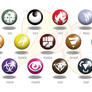 Pokemon Dyko - New type symbols - Fairy Type added