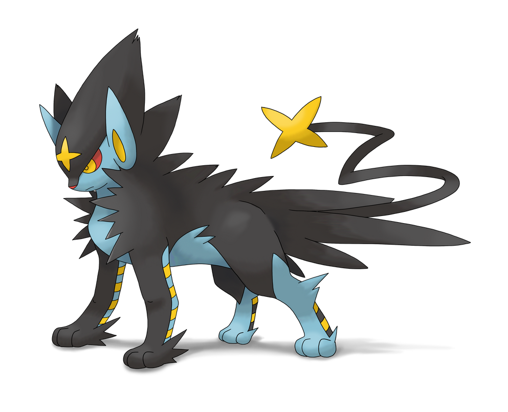 Mega Luxray - Fanmade by BlackySpyro on DeviantArt.