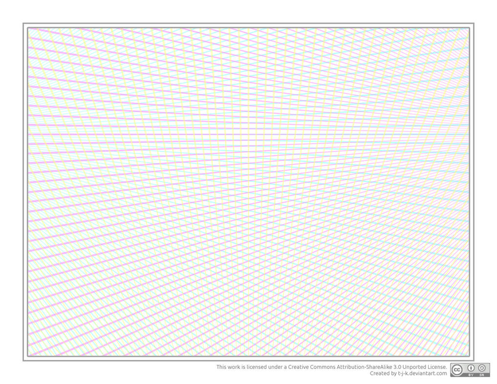 3d grid three point perspective graph paper by t j k on perspective graph paper