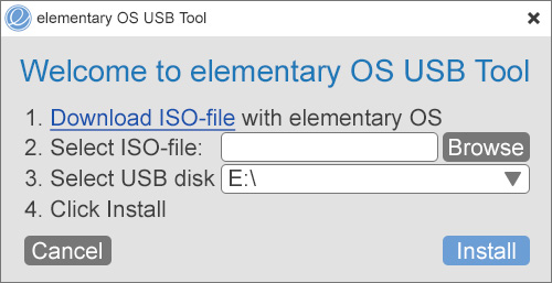 elementary OS USB Tool