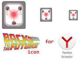 Back to the future icon for Yandex browser