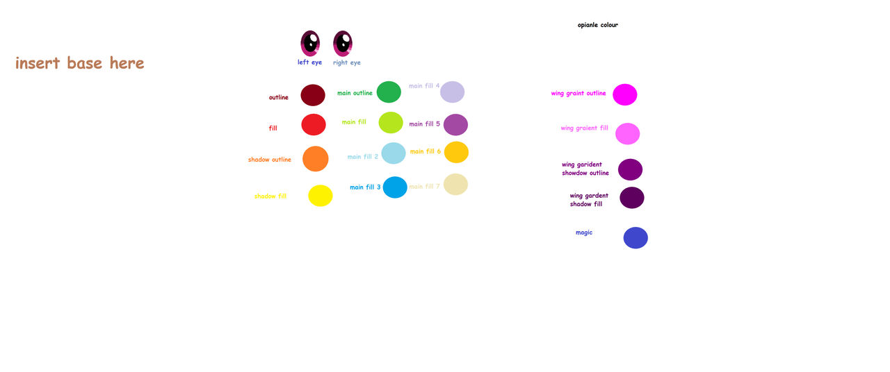 Mlp Base 44 mlp colour guide by seacrestcounteyrebal on DeviantArt