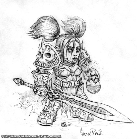 Female Gnome Death Knight