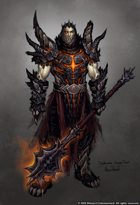 Deathwing: Human form.