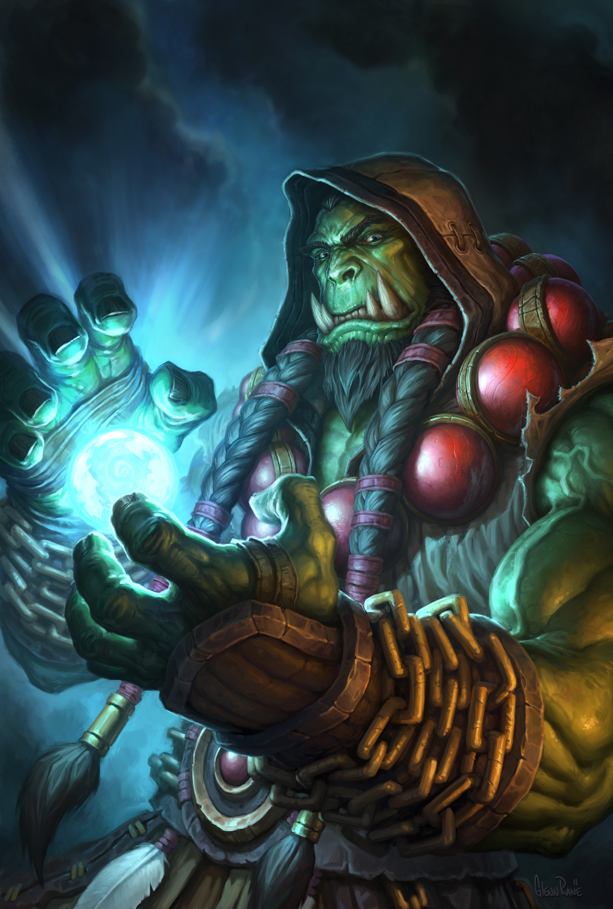 Thrall Hearthstone Hero Portrait