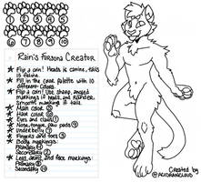 Rains Fursona Creator FELINE