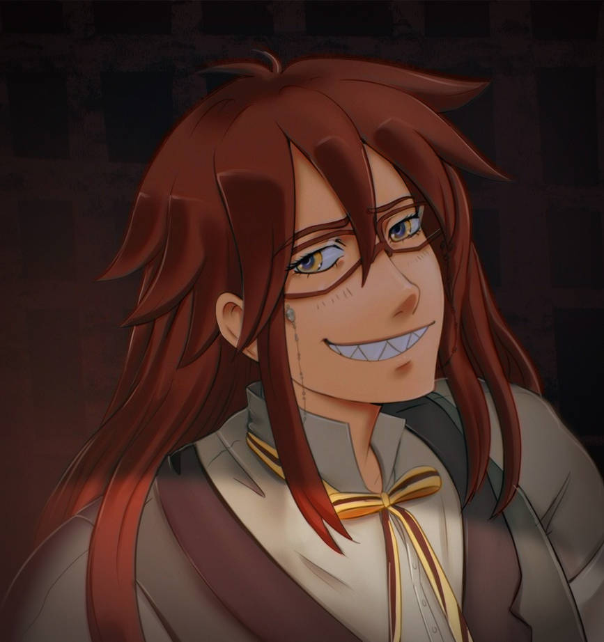 Grell Face Grell by ProxyIllustration on DeviantArt