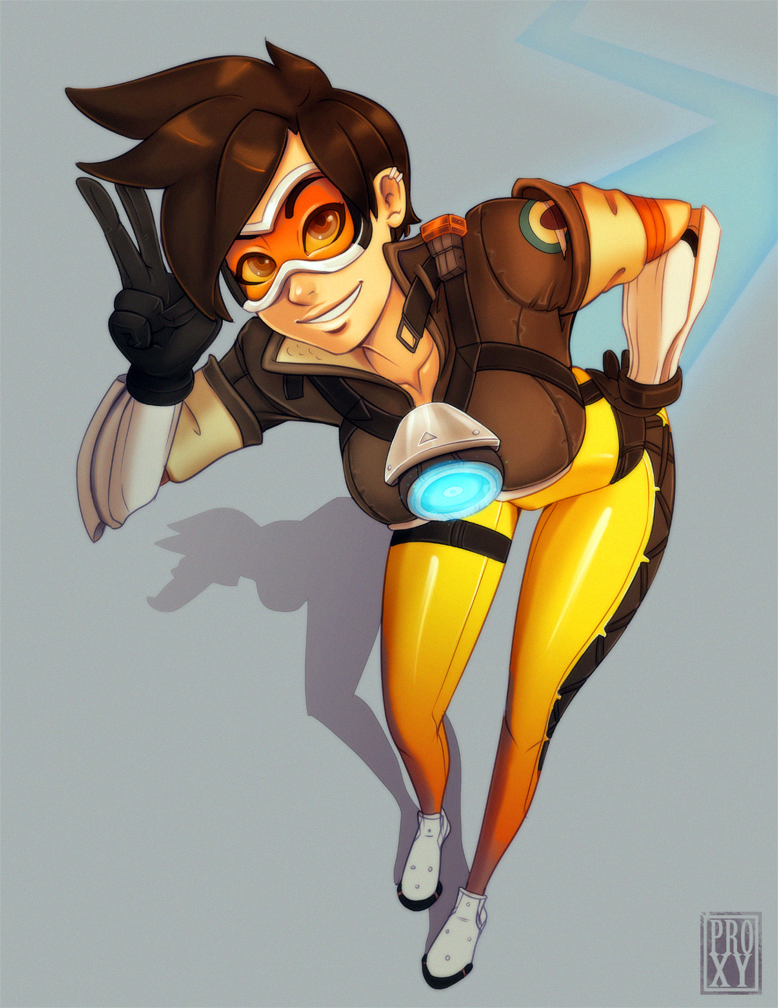 Tracer Overwatch (Fan Art) by rainwalker, 2D